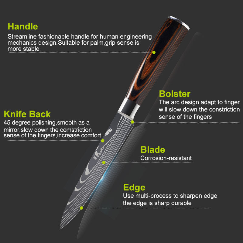 Elite Damascus Chef Knife Collection