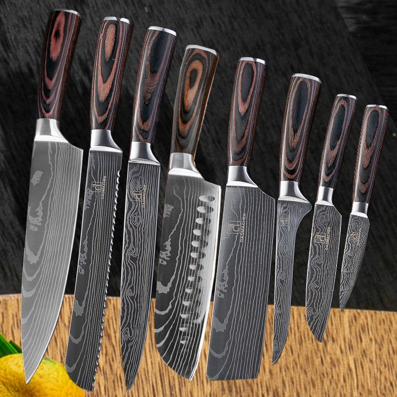 Elite Damascus Chef Knife Collection