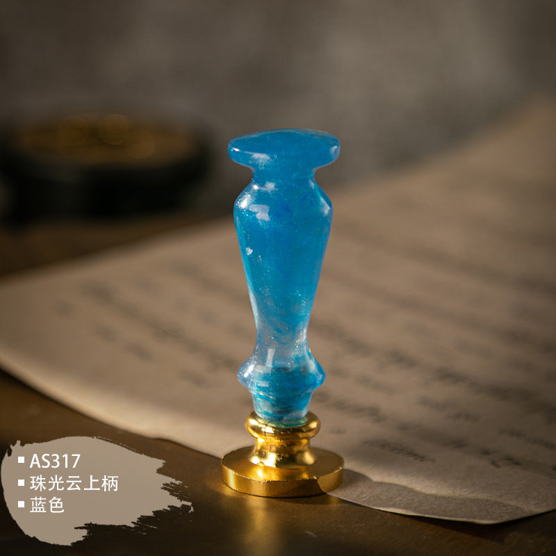 Custom Resin Alloy Wax Seal Handle Set for Magic Academy
