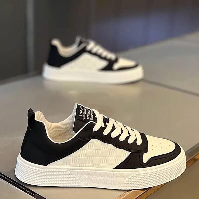 Men's Breathable Panda Color Casual Sneakers