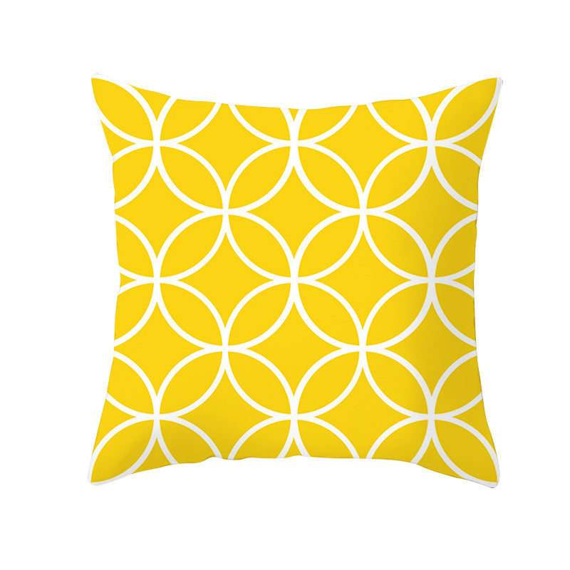 Geometric Velvet Sofa Pillow Covers for Home & Office