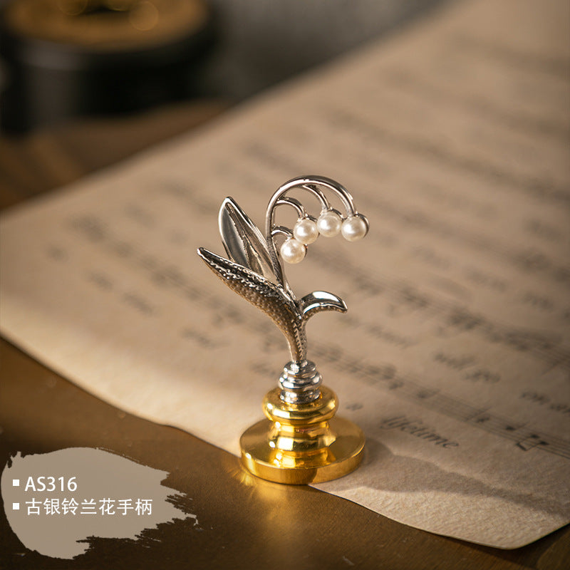 Custom Resin Alloy Wax Seal Handle Set for Magic Academy