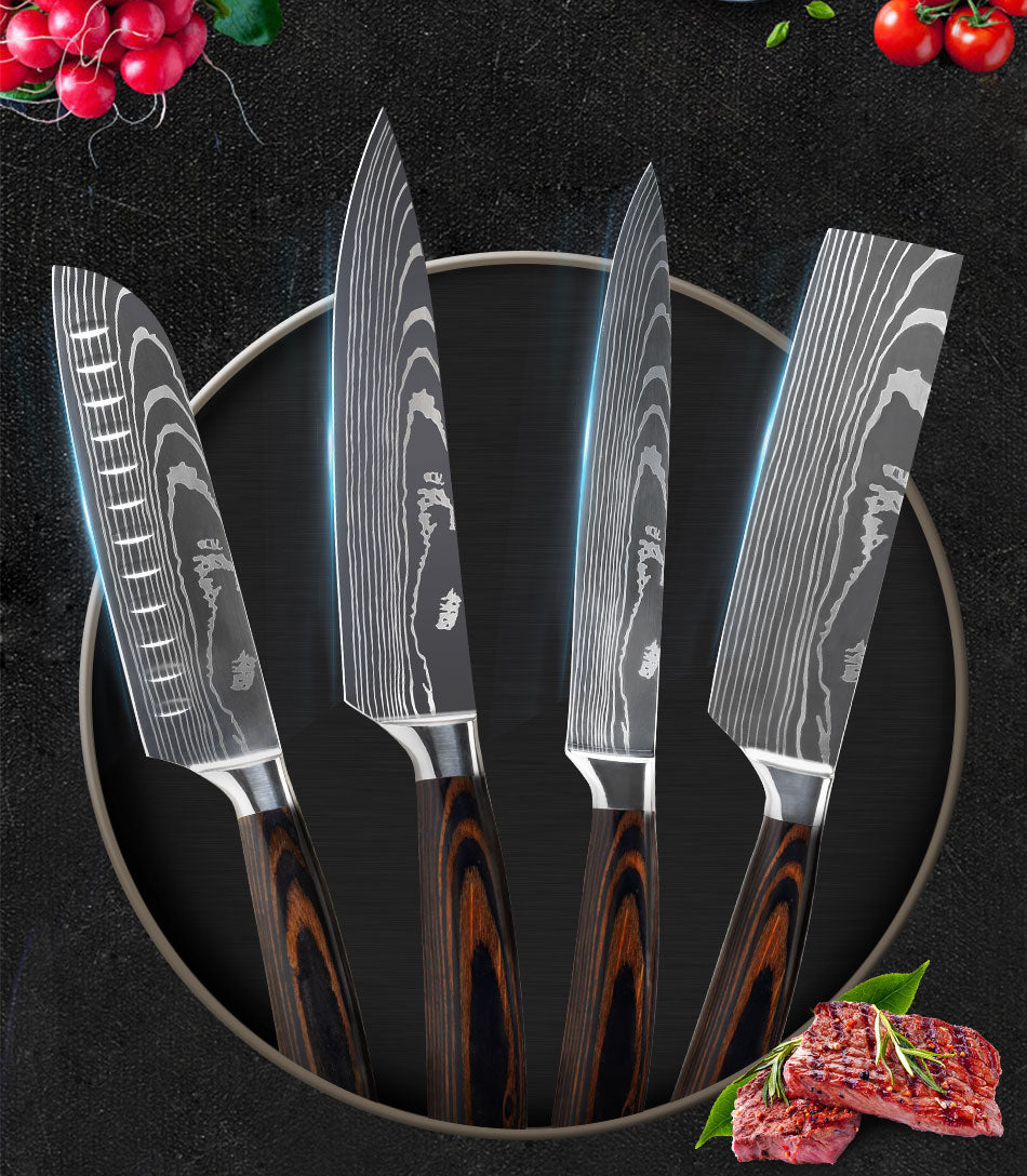 Elite Damascus Chef Knife Collection