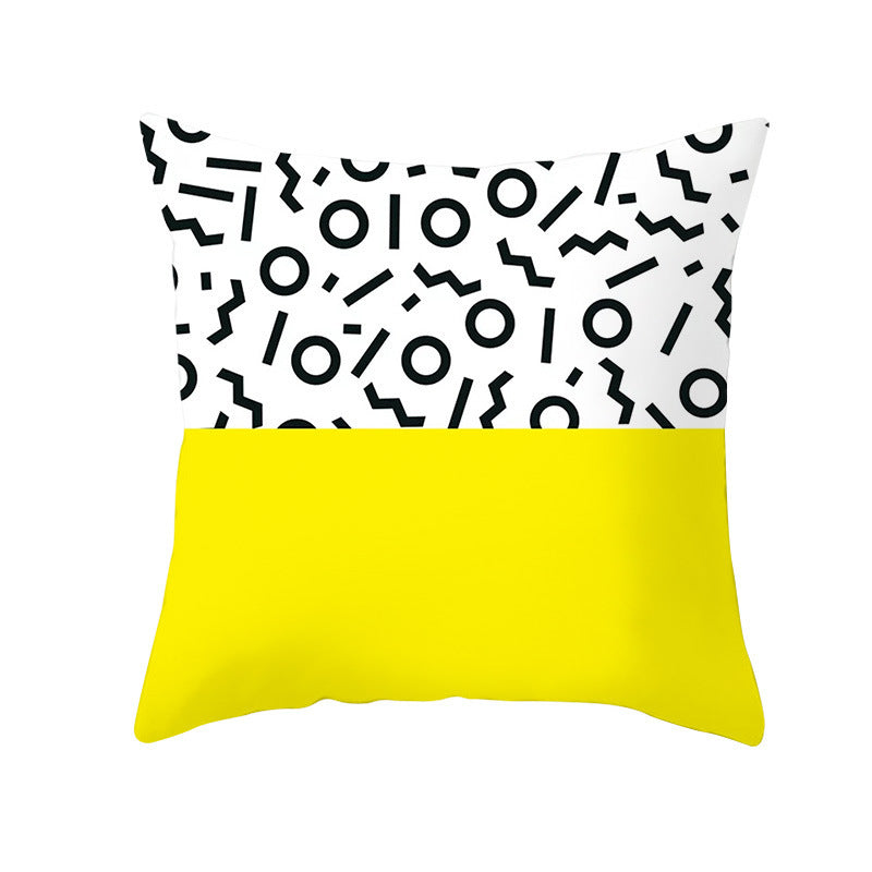 Geometric Velvet Sofa Pillow Covers for Home & Office