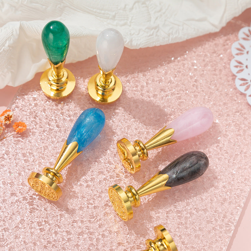 Custom Resin Alloy Wax Seal Handle Set for Magic Academy