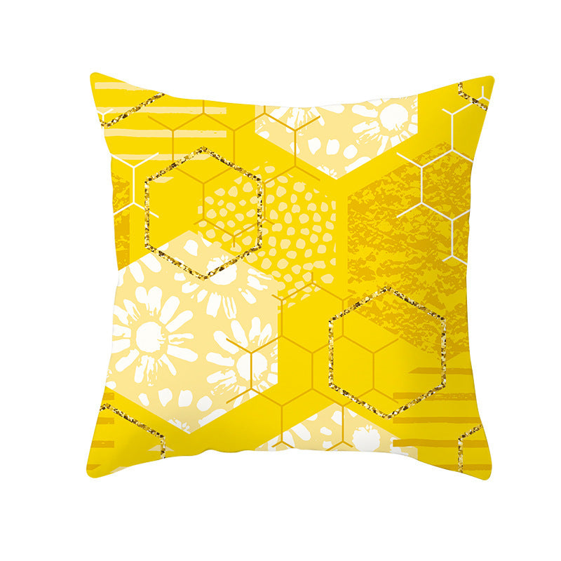 Geometric Velvet Sofa Pillow Covers for Home & Office