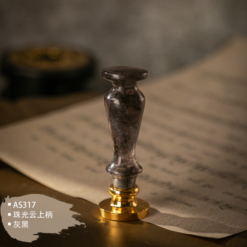 Custom Resin Alloy Wax Seal Handle Set for Magic Academy