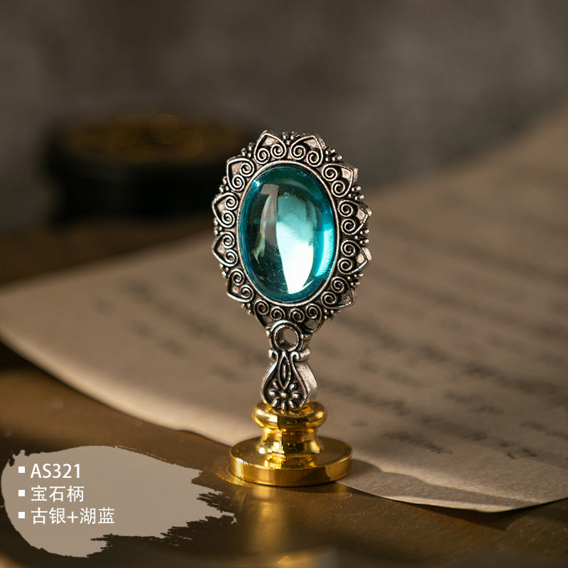 Custom Resin Alloy Wax Seal Handle Set for Magic Academy