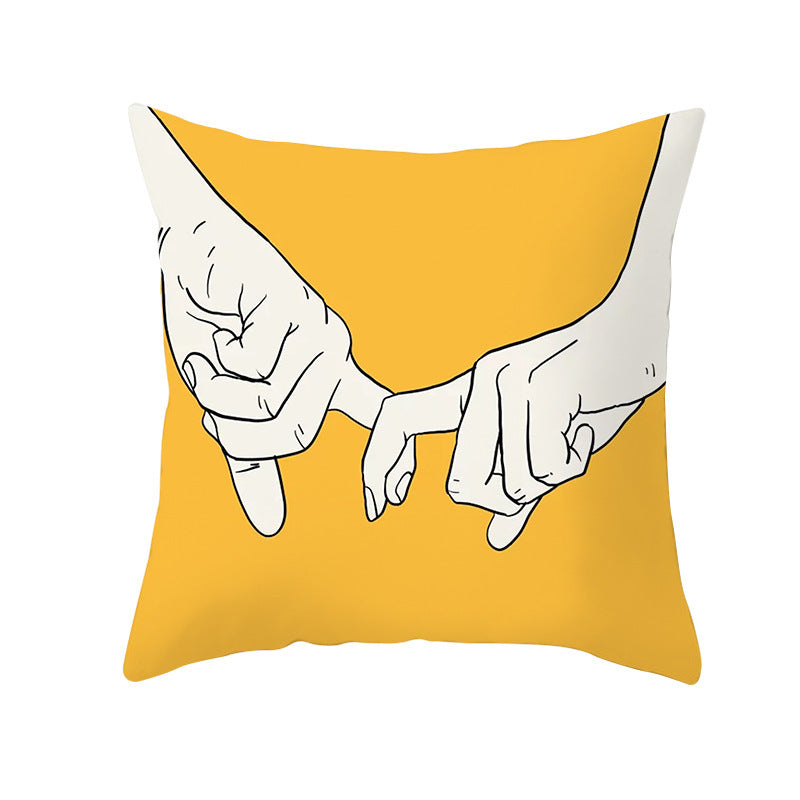 Geometric Velvet Sofa Pillow Covers for Home & Office