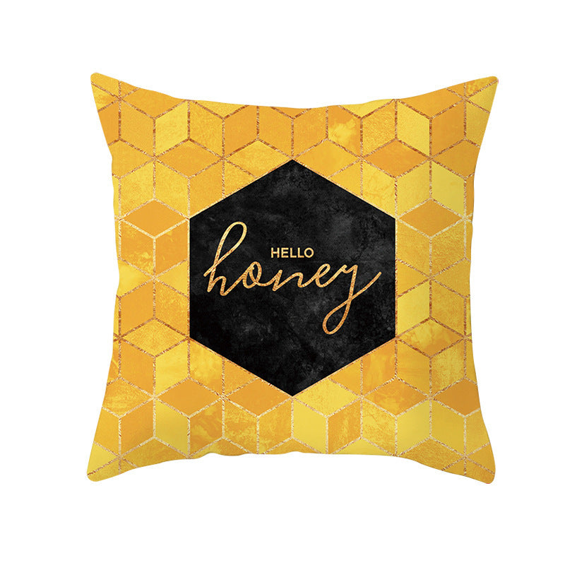 Geometric Velvet Sofa Pillow Covers for Home & Office